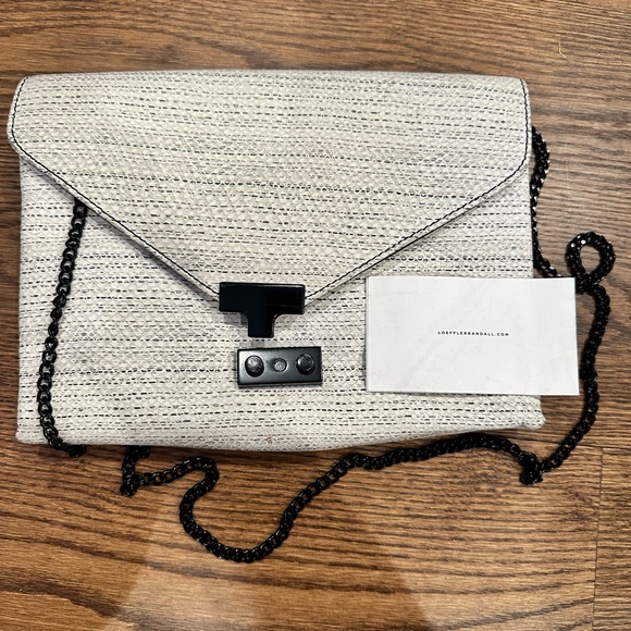 Loeffler Randall black and white leather cross body - Picture 16 of 16